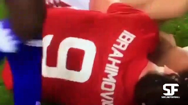 Manchester United vs Anderlecht : Blessure de Zlatan Ibrahimovic !
