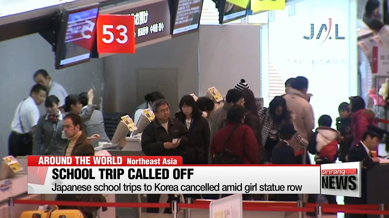 Japanese school trips to Korea cancelled amid girl statue row