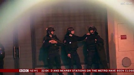 BBC reporter in Paris captures the moment police mistake a loud noise for gunfire and spark panic