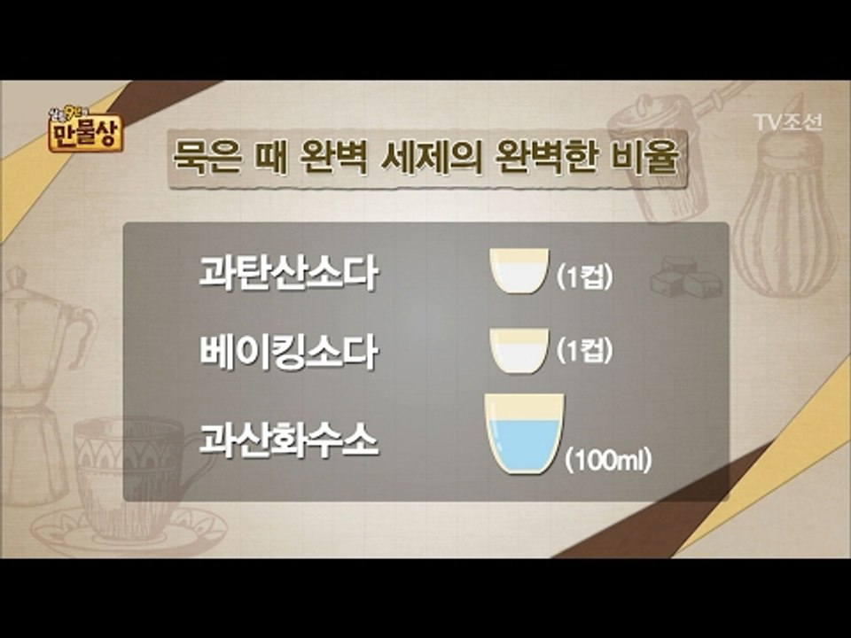 묵은 때 완벽 제거! 마법의 세제 만드는 법! [만물상 178회] 20170205
