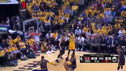 Myles Turner Slams Home The MASSIVE POSTER Dunk in Indiana!  April 20, 2017