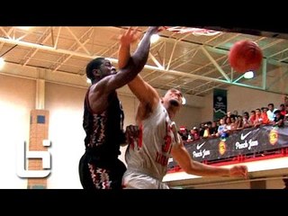Ian Boyd Catches a NASTY Body At Nike Peach Jam! Crazy Poster Dunk!