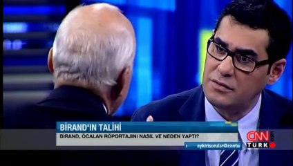 Birand; Bir Gazeteci Eğer Bana Ben Öcalan'la Röportaj Yapmam Diyen Hemen Mesleğini  Bırakıp Evine Gitsin