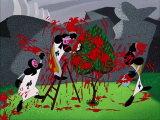 Alice au Pays Des Merveilles - Peignons les roses en rouge-nGFXi06f6V4