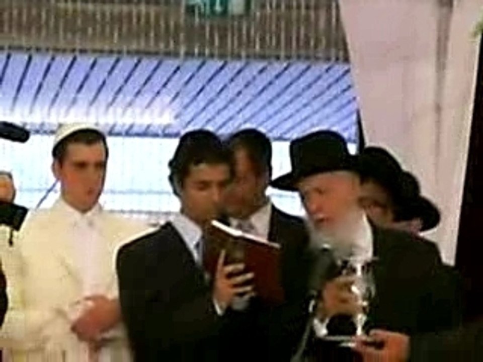 bénédiction du rabbin sitruk mariage de warren et salomé