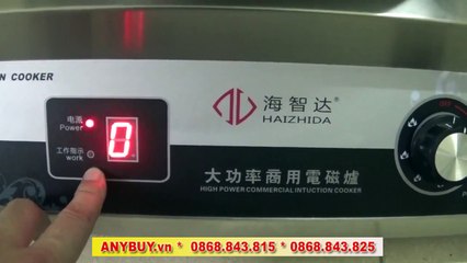 Bếp từ công nghiệp 5kW mặt lõm