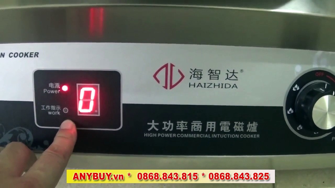 Bếp từ công nghiệp 5kW mặt lõm