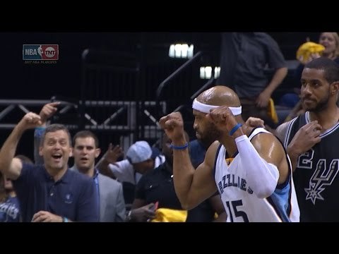 Vince Carter Turns Back the Clock | Spurs vs Grizzlies | Game 3 | April 20, 2017 | NBA Playoffs