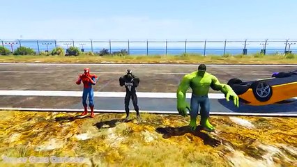 FUN COLOR CARS BOWLING! 3D Cartoon for kids with Superheroes!