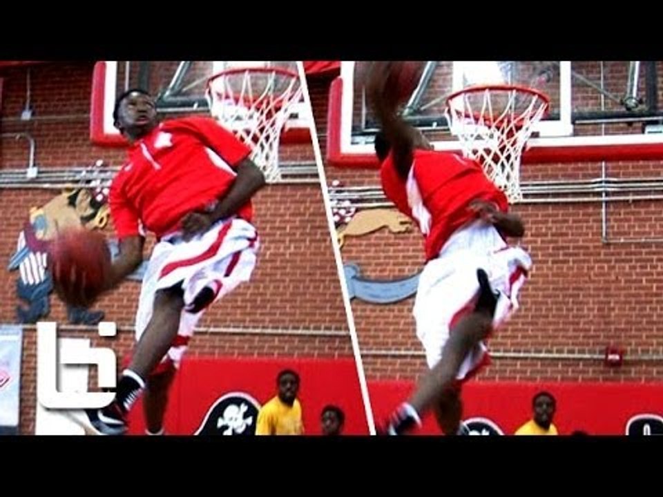 6'2 High Schooler Kwe Parker INSANE Reverse 360 Cradle Dunk!!! CRAZIEST HS Dunk Of Summer!!