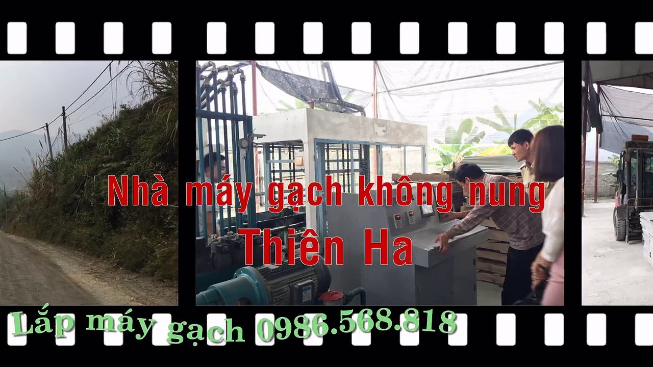 Bán và lắp đặt máy gạch không nung đầu tiên ở Việt Nam