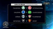 Definidos os confrontos das oitavas de final da Copa do Brasil