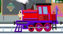 Learn with the Train - Cartoon about Cars & Trains - Learn Numbers & Shapes - Trains cartoons