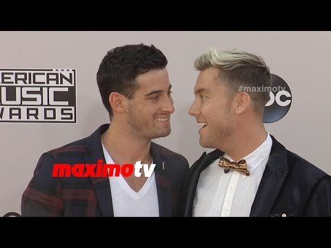 Lance Bass & Michael Turchin | 2014 American Music Awards | Red Carpet Arrivals