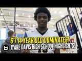6'7 14 year old Jyare Davis Dominating HS Basketball!