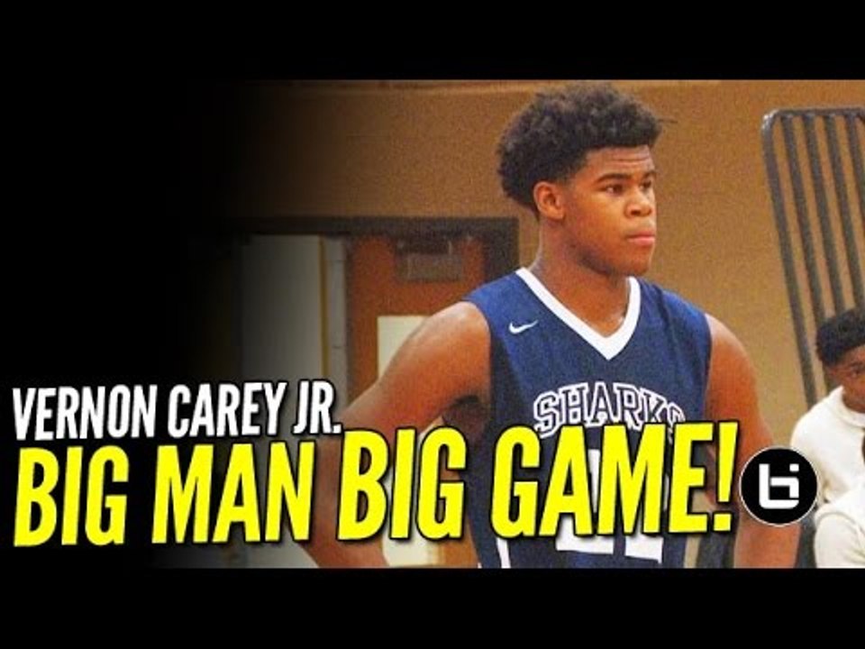Vernon Carey Jr. Shines in the #HoopState! Former NFL'er Son has Game!!