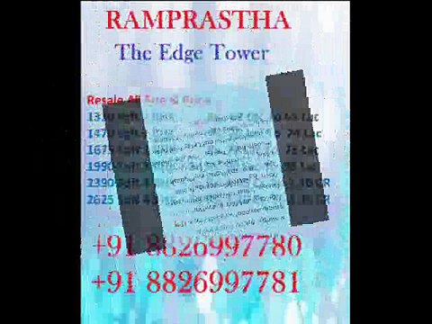 Ramprastha City “ The Edge Tower ” Best Deal in VAIBHAV REALTORS Sector 37D Gurgaon 8826997781