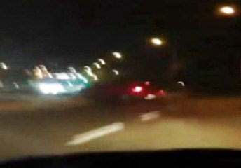 Virajı Alamayan Otomobil Karşı Şeride Geçti