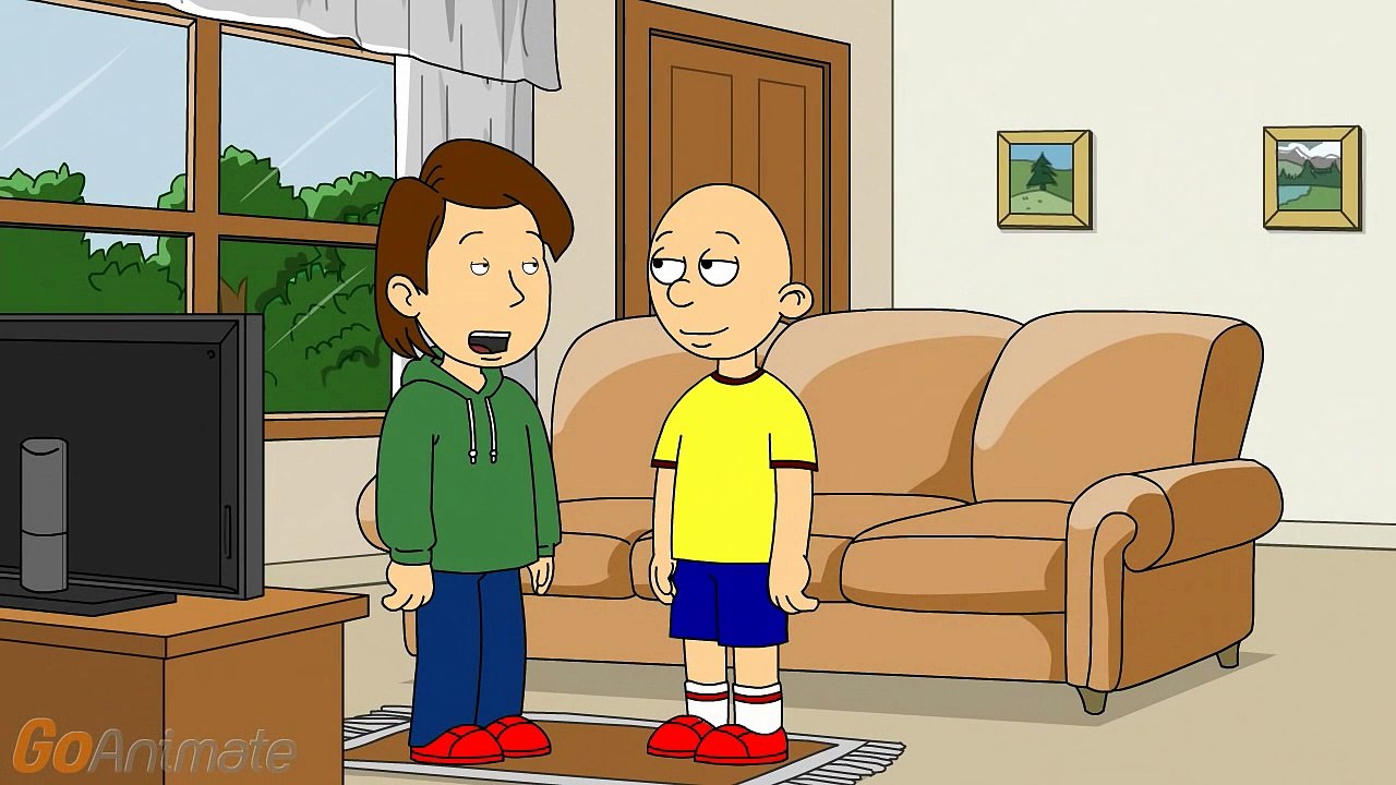 Caillou Yells Shut Up Grounded!