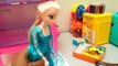 learn colour and cooking time with M&M chocolate candy ELSA pretend to cook