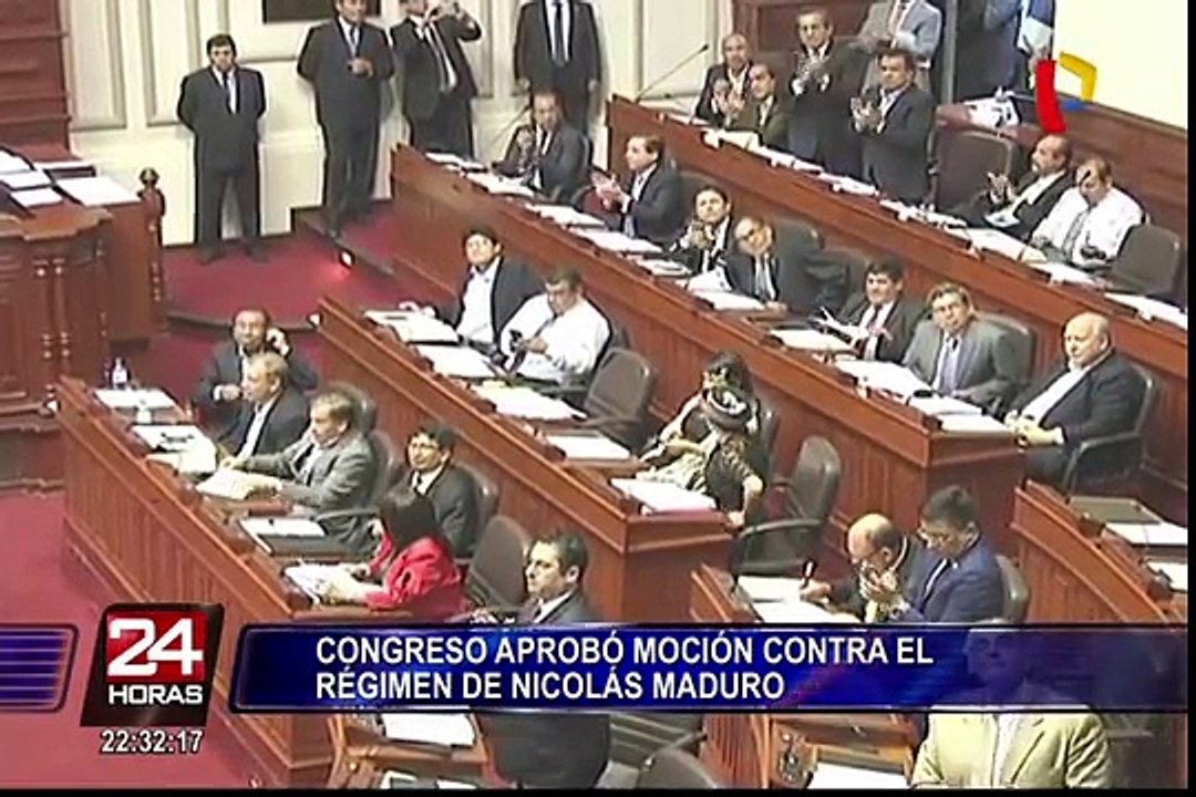 Congreso aprobó moción contra régimen de Nicolás Maduro