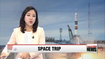 U.S.-Russian duo lands at International Space Station