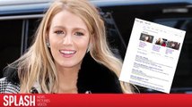 Blake Lively se sintió deprimida luego de buscar su nombre en Google