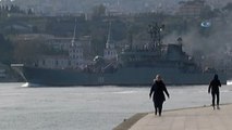 İstanbul Boğazı'ndan Rus Savaş Gemisi Geçti