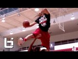 Kenny Dobbs Between The Legs OVER a sign! NASTY Dunks During Ballislife All American Half-Time!