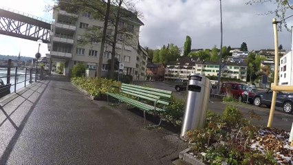 STREET VIEW: Schaffhausen at the Rhine in SWITZERLAND