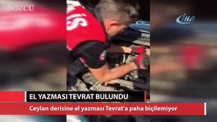 Adana'da el yazması Tevrat bulundu