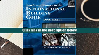Download [PDF]  Significant Changes to the International Building Code, 2006 Edition Doug