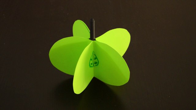 Tuto papier : Fabriquez une pomme en 3D