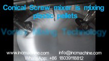 Conical Screw Mixer for mixing plastic pellets
