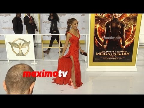 Meta Golding | The Hunger Games MOCKINGJAY PART 1 Los Angeles Premiere