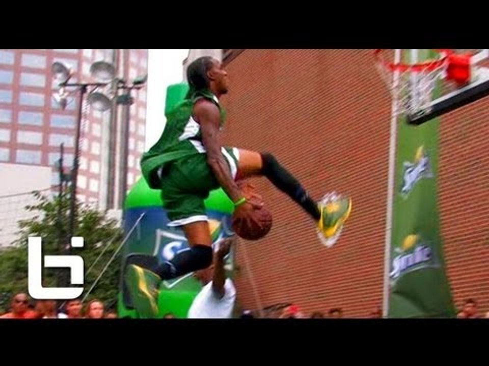 6'2" Werm CRAZY 360 Cradle Dunk! SHUTS DOWN Charlotte Sprite Slam Dunk Showdown!