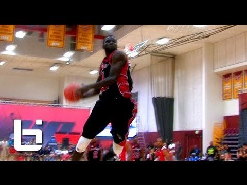 Mr. Afrika Drives Down The Lane And KILLS The Windmill During 1st Ball Up Game Of The Season!