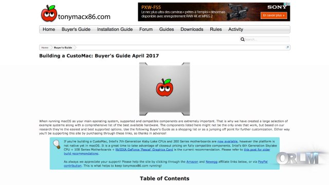 ORLM-258 : 7P - Comment installer macOS sur un PC?