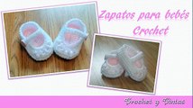 Zapatos de crochet para bebe de 0 a 3 meses