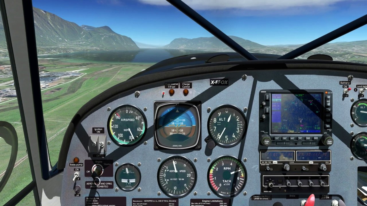 XPlane11 LFLB-LFLE en A240 EuroFOX VSKYLAB