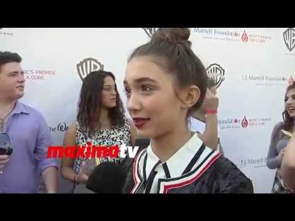 Rowan Blanchard Interview | 2014 TJ Martell Family Day | Red Carpet