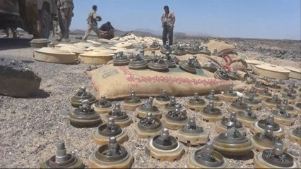 Houthi landmines kill hundreds in Yemen