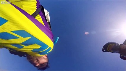 Ce motard fait une terrible chute et se brise le dos