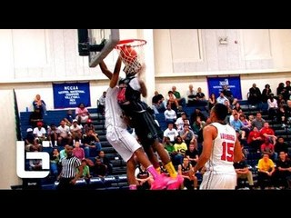 Tyrone Wallace INSANE Poster Dunk On Anthony January During Ballislife All American Game!
