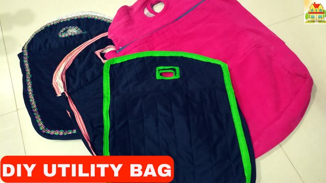 diy Bag Stiching || utility bag diy || diy hand bag