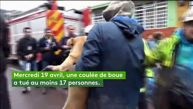 Un nouveau glissement de terrain fait au moins 17 morts en Colombie