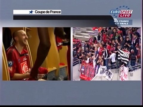 2008-09 - CDF 1/2 finale : les réactions guingampaises après la victoire à Toulouse