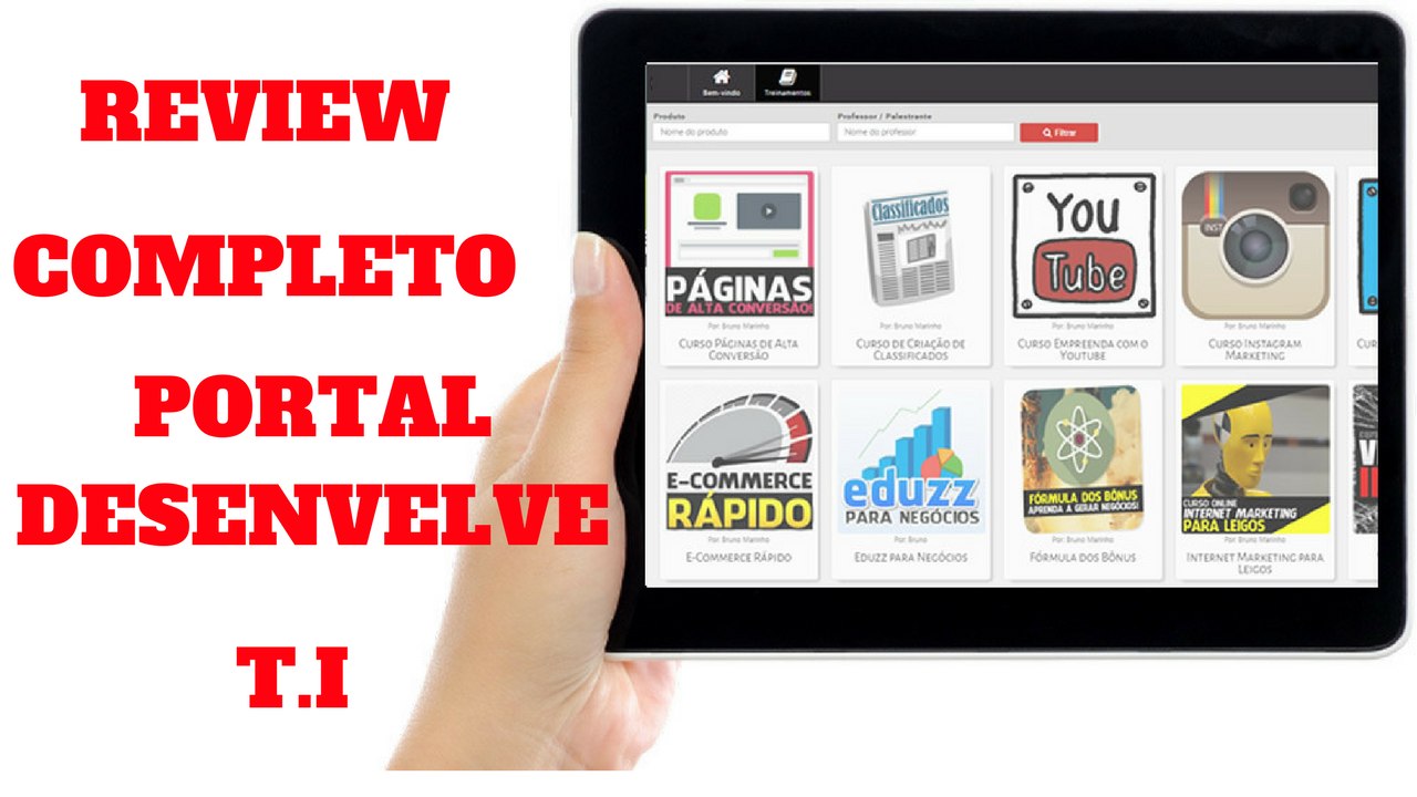 Review Completo - Portal de Membros Instituto Desenvolve T.I
