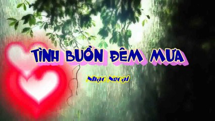 [Karaoke] TÌNH BUỒN ĐÊM MƯA - Nhạc Ngoại