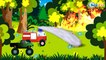 El Camión de bomberos es Rojo y sus amigos - Dibujo animado de coches - Carritos Para Niños